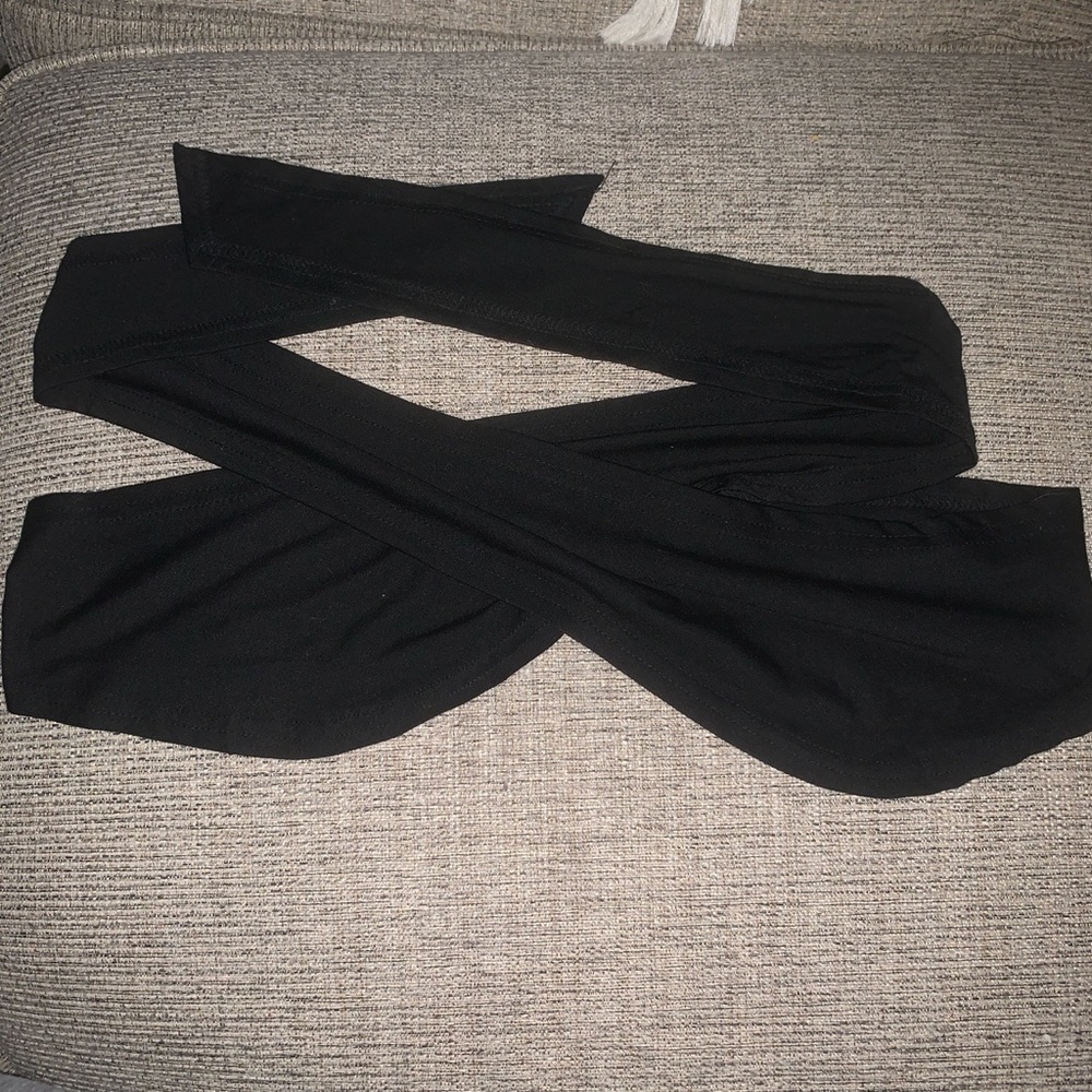 Black crop top